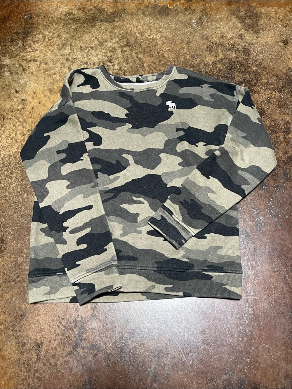 Abercrombie & Fitch Kids Camo Crewneck Sweatshirt